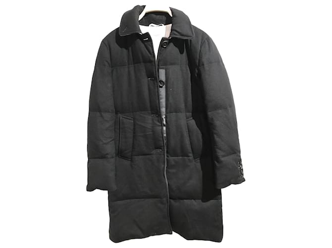 THOM BROWNE  Coats T.International S Wool Black  ref.824718