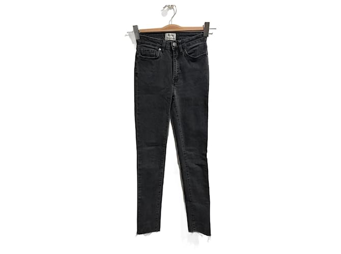 ACNE STUDIOS  Jeans T.fr 34 cotton Black  ref.824748