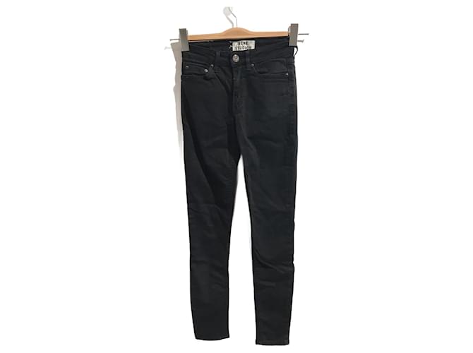 ACNE STUDIOS  Jeans T.fr 34 cotton Black  ref.824749