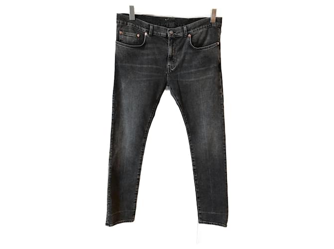 BALENCIAGA  Jeans T.fr 34 cotton Grey  ref.824752