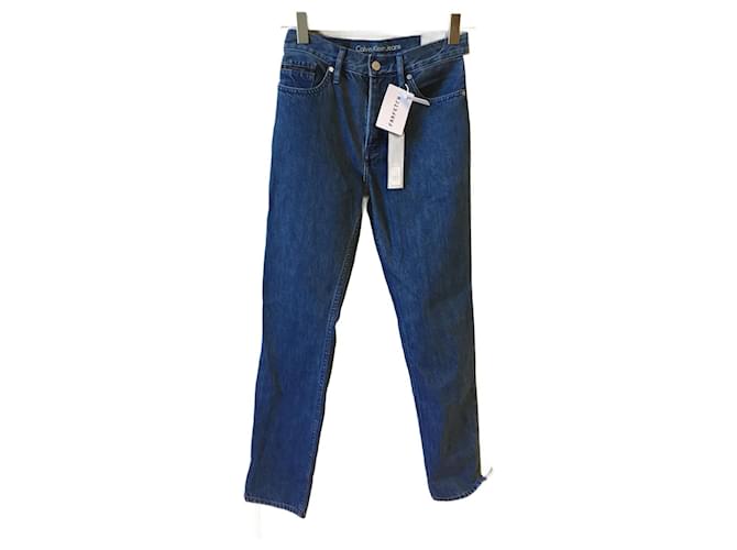CALVIN KLEIN  Jeans T.fr 36 Denim - Jeans Blue  ref.824760