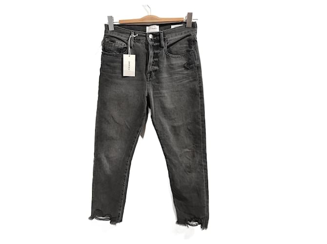 Frame Denim MARCO Jeans T.fr 36 Pantalones vaqueros Gris Juan  ref.824769