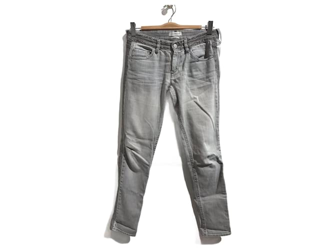 ISABEL MARANT ETOILE Jeans T.fr 38 Baumwolle Grau  ref.824780