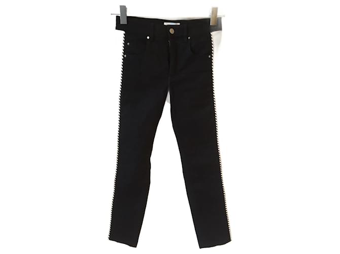 ISABEL MARANT ETOILE Jeans T.fr 36 Baumwolle Schwarz  ref.824787
