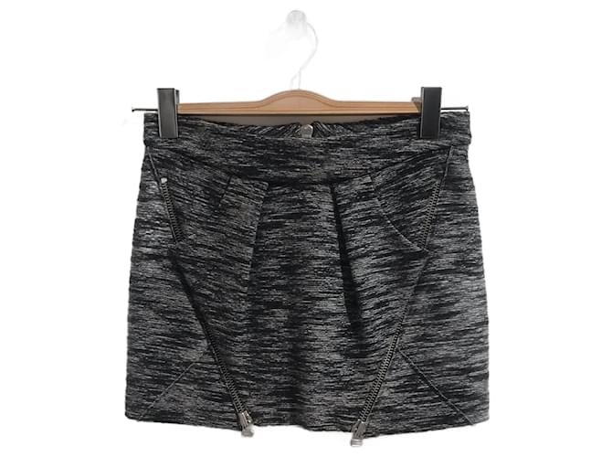 ISABEL MARANT  Skirts T.International XS Cotton Black  ref.824799