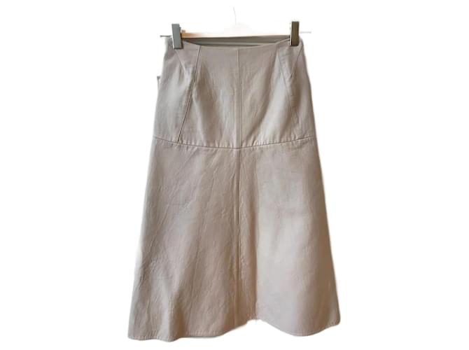 MARNI  Skirts T.fr 34 cotton Beige  ref.824812
