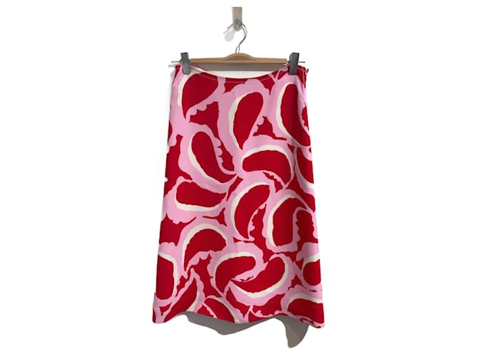 MARNI  Skirts T.International S Viscose Red  ref.824824