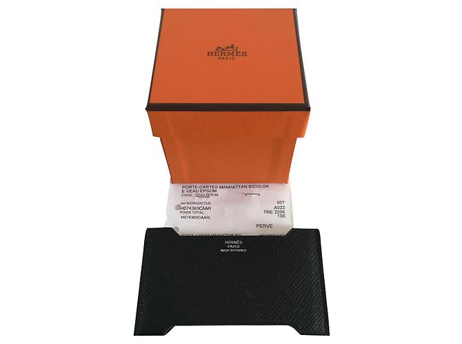 Hermès Manhattan Black Green