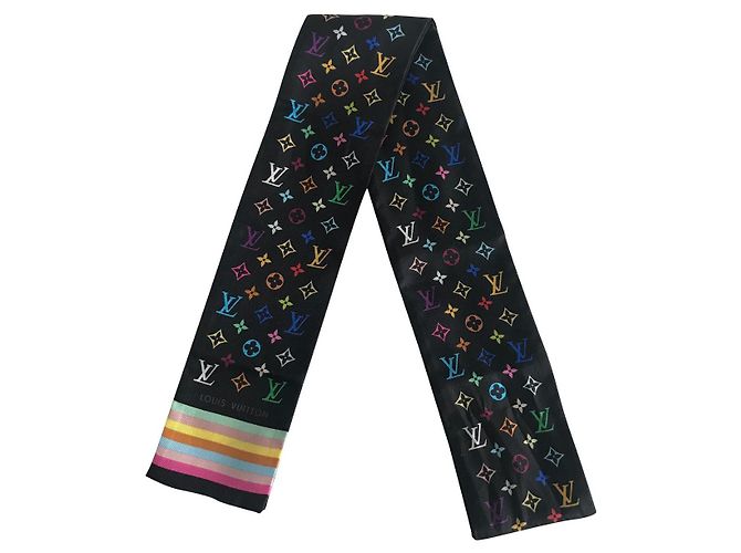 Louis Vuitton Tiara de seda Monogram Murakami Multicor