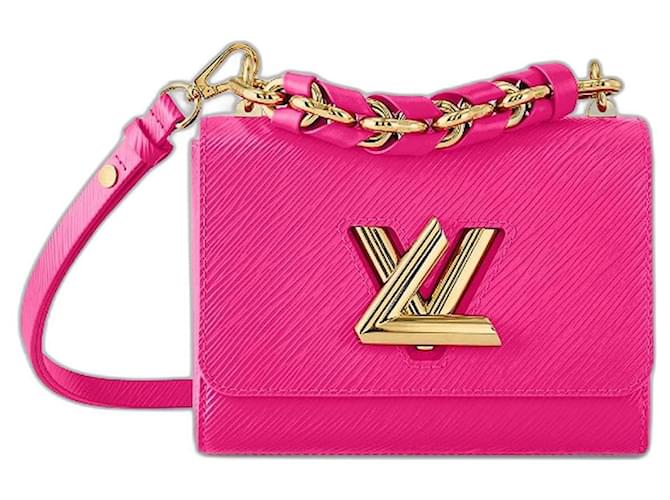 Louis Vuitton LV Twist PM Epi rosa Pelle  ref.824912