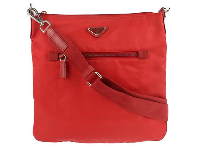 Prada Red Synthetic  ref.824996