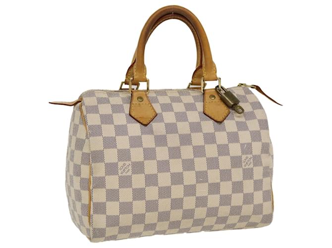 Louis Vuitton Damier Azur Speedy 25 Hand Bag N41534 Auth LV 37007  ref.825010