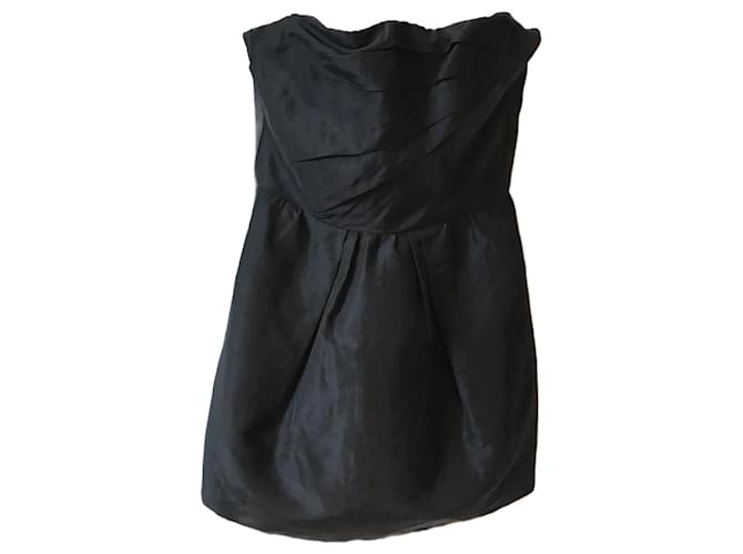 DOLCE & GABBANA  Dresses T.International L Linen Black  ref.825252