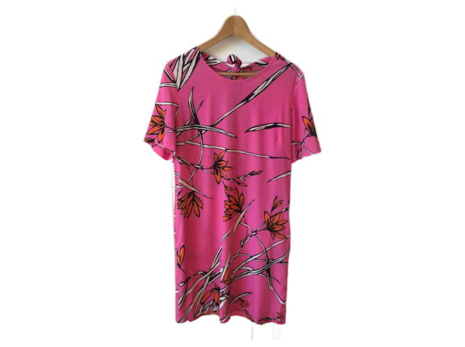 PAROSH  Dresses T.International M Silk Pink  ref.825301