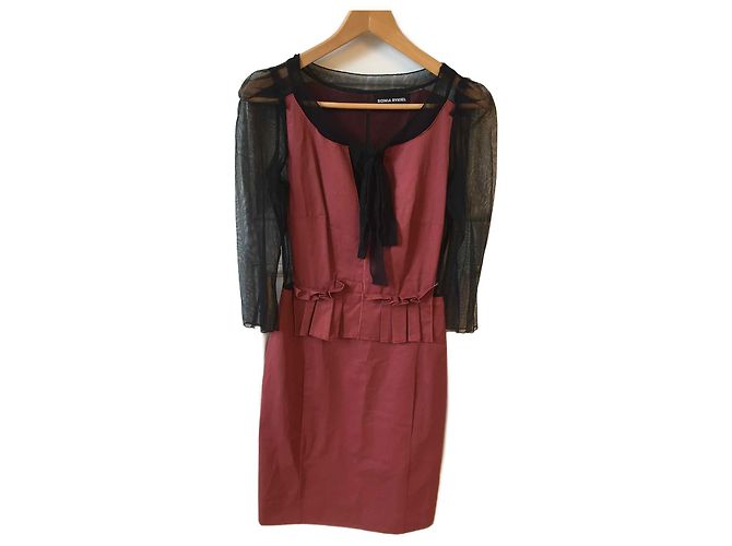 Vestidos SONIA RYKIEL T.FR 36 Algodón Roja