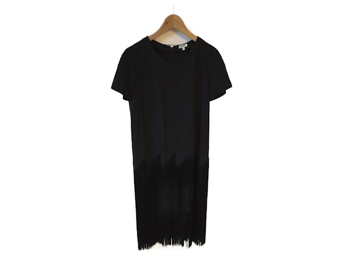 KENZO  Dresses T.fr 40 cotton Black  ref.825396
