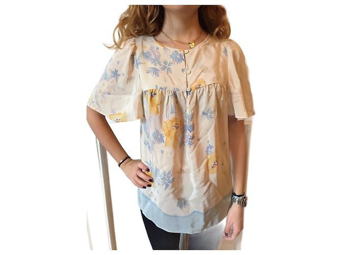 PAUL & JOE Tops T.Internacional M Seda Beige