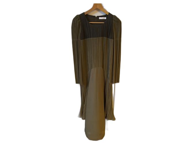 Chloé CHLOE  Dresses T.International XS Polyester Khaki  ref.825409