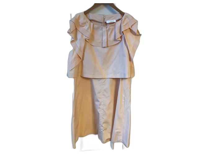 Chloé CHLOE  Dresses T.International L Cotton Pink  ref.825414