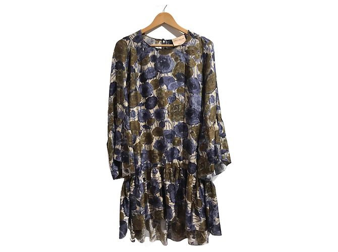 Vestidos ERIKA CAVALLINI T.Seda Internacional M Caqui