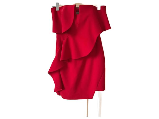& Other Stories AUTRE Robes T.fr 36 Viscose Rouge  ref.825483