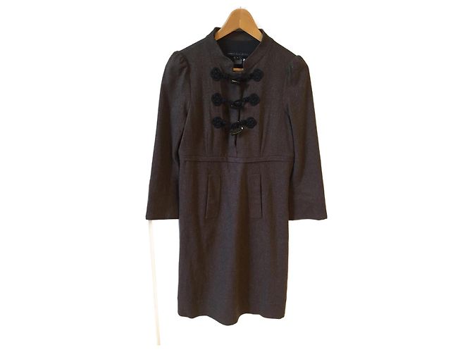 MARC JACOBS Dresses T.FR 36 Wool Brown