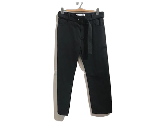 Pantalon COURREGES T.International M Coton Noir  ref.825512