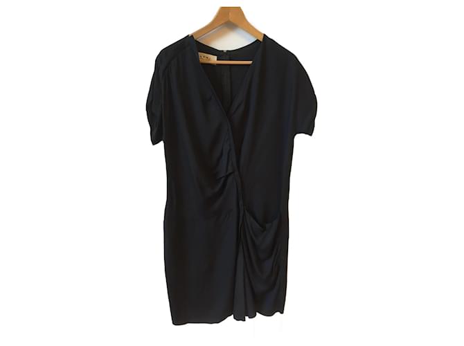 MARNI  Dresses T.International L Viscose Black  ref.825541