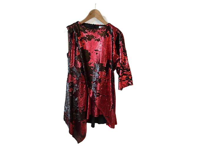MARQUES ALMEIDA Robes T.International S Coton Rouge  ref.825546