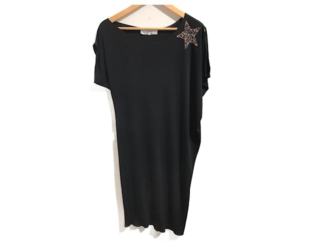 YVES SAINT LAURENT  Dresses T.International M Viscose Black  ref.825554