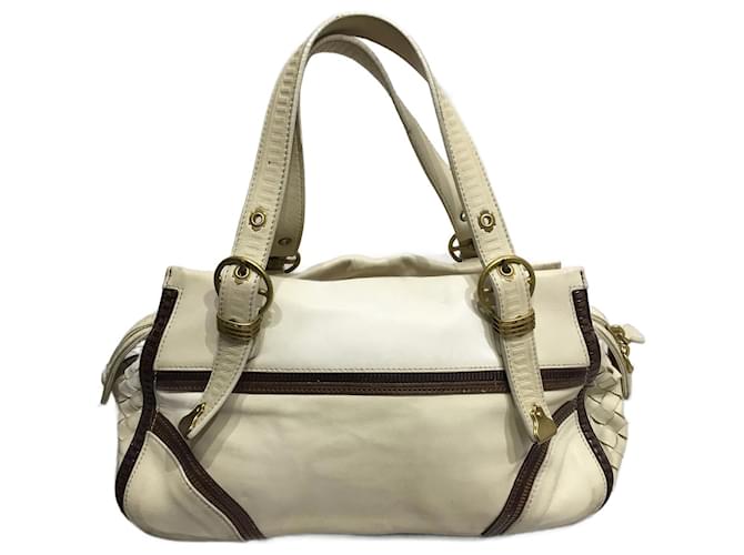 BOTTEGA VENETA  Handbags T.  Leather Cream  ref.825567
