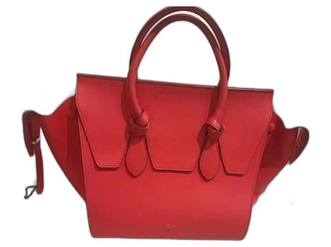 Céline CELINE  Handbags T.  Leather Red  ref.825575