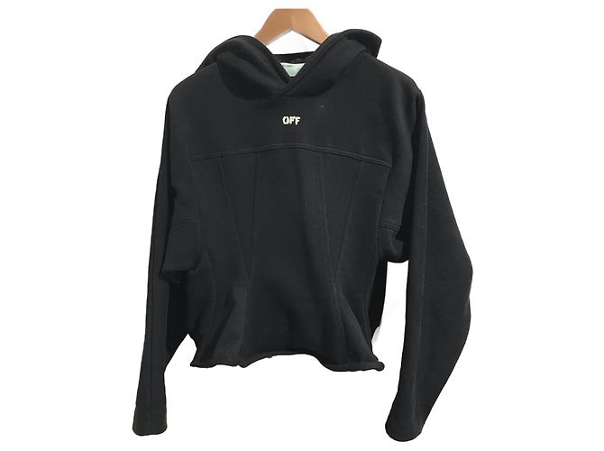 Off White OFF-WHITE Malha T. Internacional XS Algodão Preto