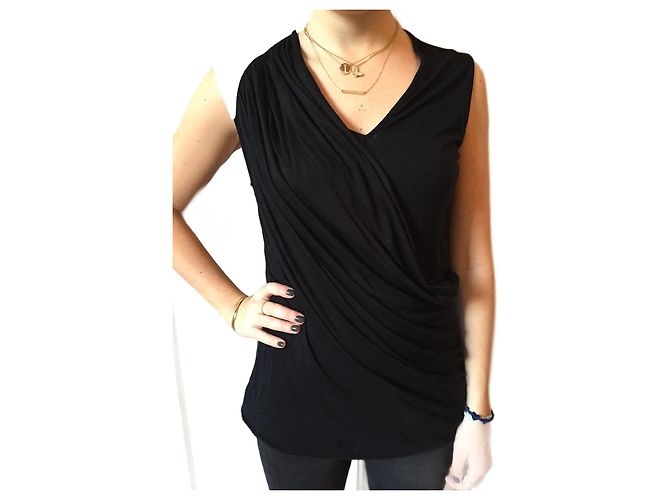 GIVENCHY Tops T.Internacional M Viscose Preto