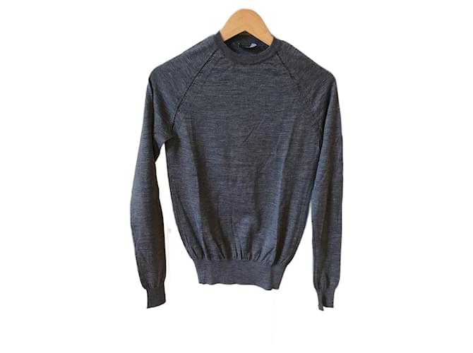 DIOR Strickwaren & Sweatshirts T.Internationale XS-Wolle Grau  ref.825696