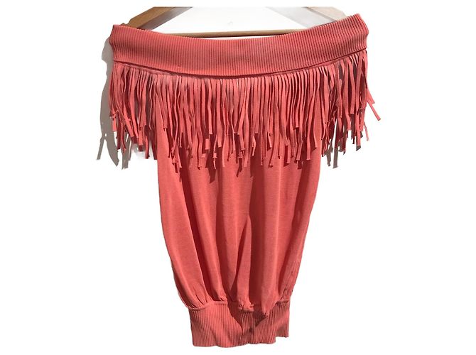 HERVE LEGER Tops T.Internacional M Sintético Burdeos
