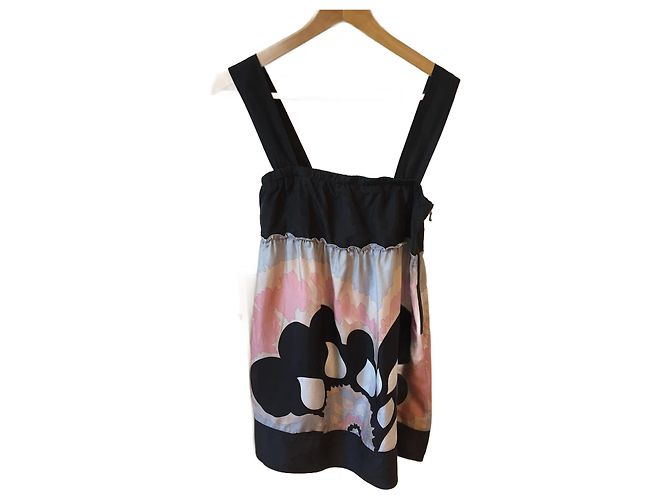 M MISSONI Top T.FR 36 Seta Nero