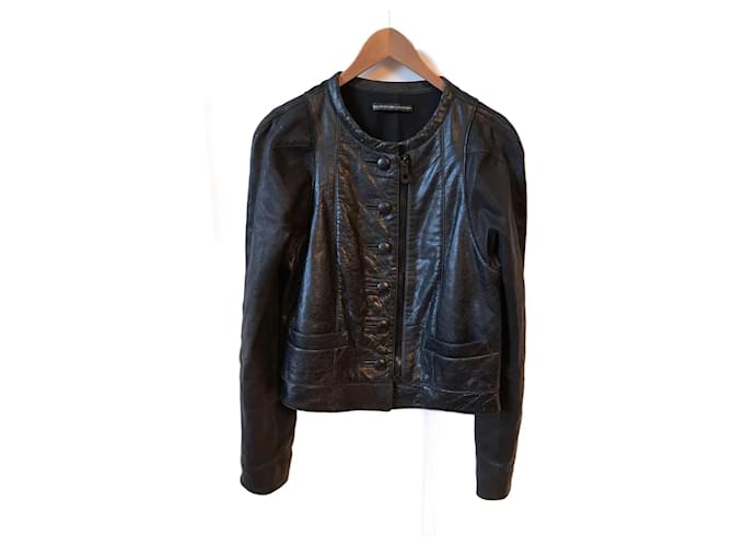 BALENCIAGA  Jackets T.International M Leather Grey  ref.825832