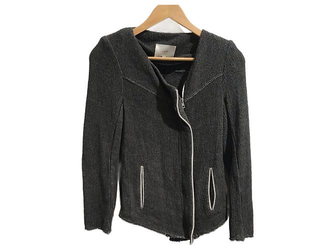 Chaquetas IRO T.FR 36 Algodón Gris