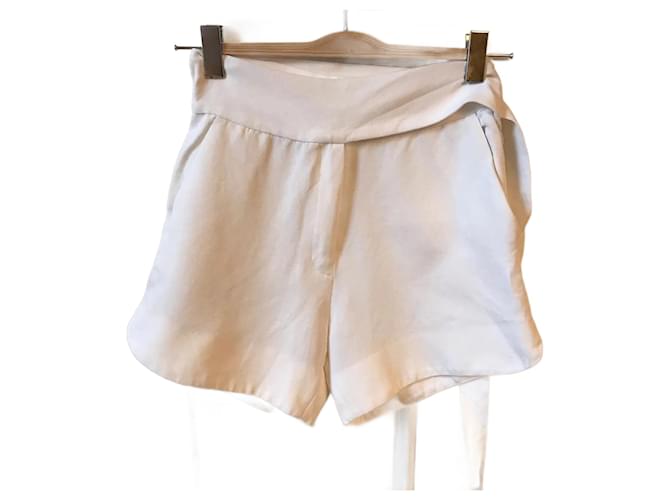 Pantalones cortos IRO.Sintético Internacional S Blanco  ref.825887