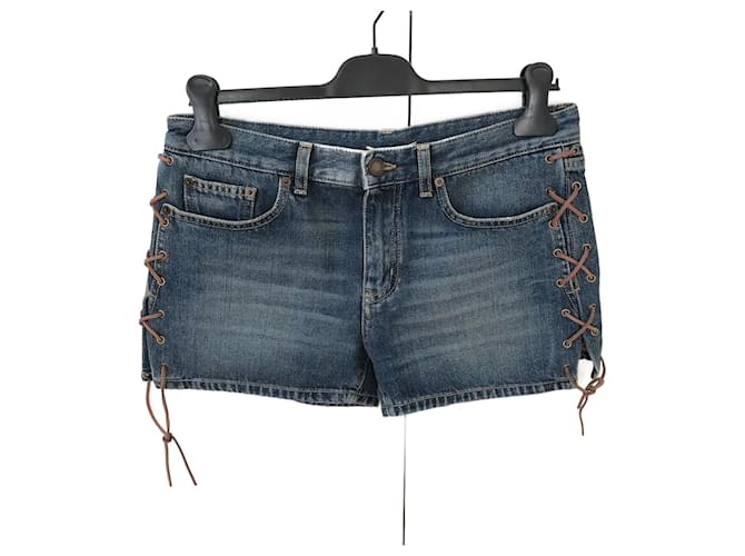 SAINT LAURENT  Shorts T.International L Denim - Jeans Blue  ref.825897
