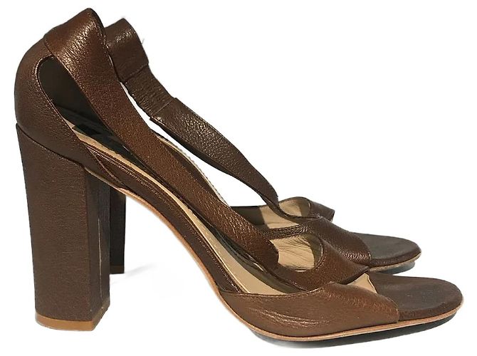 Sandali ETRO T.EU 37 Pelle Marrone