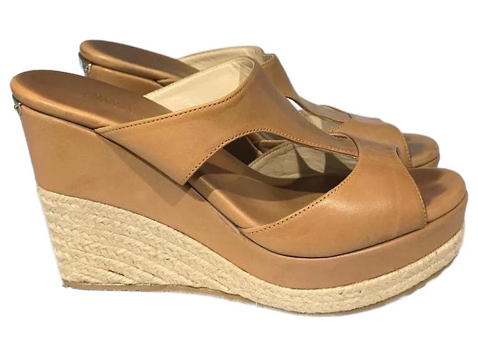 Sandali JIMMY CHOO T.EU 36.5 Pelle Beige