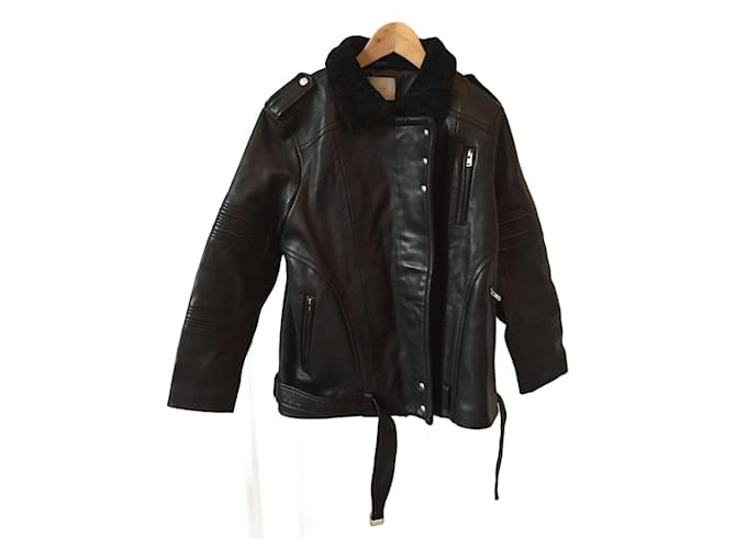 IRO  Jackets T.International S Leather Black  ref.826182