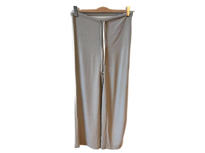 YVES SAINT LAURENT  Trousers T.fr 38 SYNTHETIC Beige  ref.826218