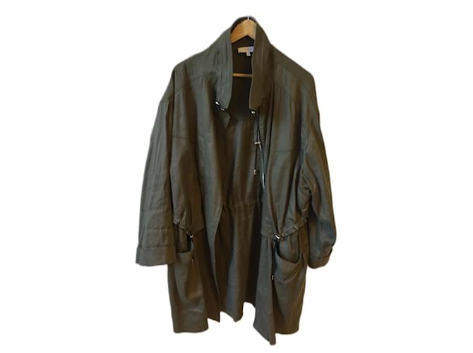 IRO  Coats T.fr 34 cotton Khaki  ref.826219