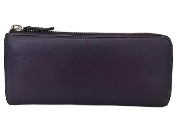 GUCCI  Wallets T.  Leather Purple  ref.826248