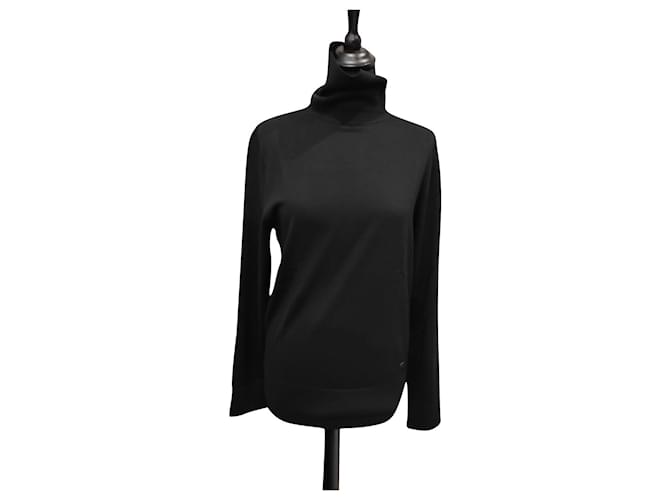 Cambon Chanel uniforme Laine Noir  ref.826388
