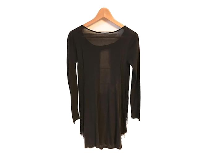 Stella Mc Cartney Camiseta STELLA MCCARTNEY.fr 36 Algodón Negro  ref.827051