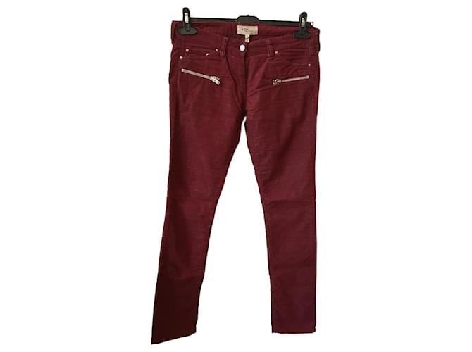 ISABEL MARANT ETOILE  Jeans T.fr 36 cotton Red  ref.827073